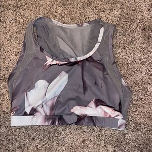 Fabletics floral sports bra